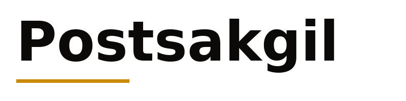Postsakgil logo